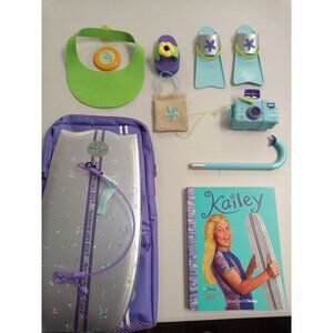 American Girl Doll Kailey Surf Set and Book